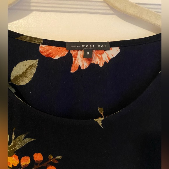 Floral tie blouse - Picture 5 of 6